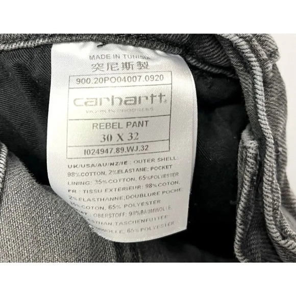 Men's Carhartt WIP Rebel Jeans - Picture 3 of 15